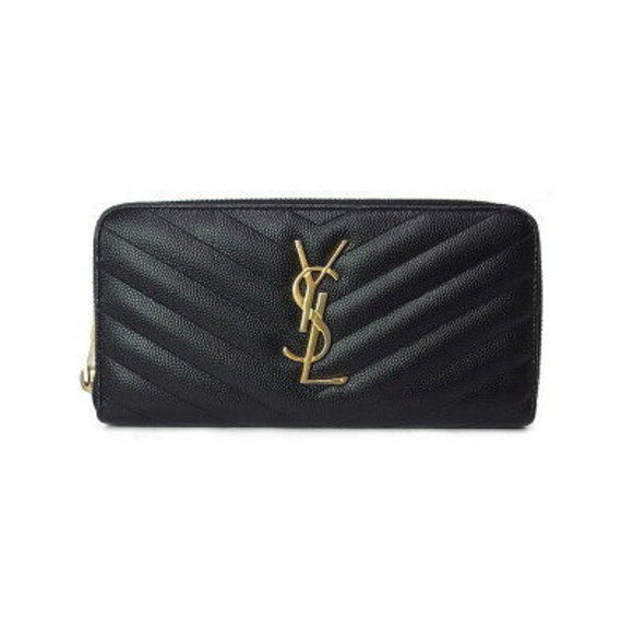 Saint Laurent Paris Monogram Full Zip Wallet - Picture 1 of 5